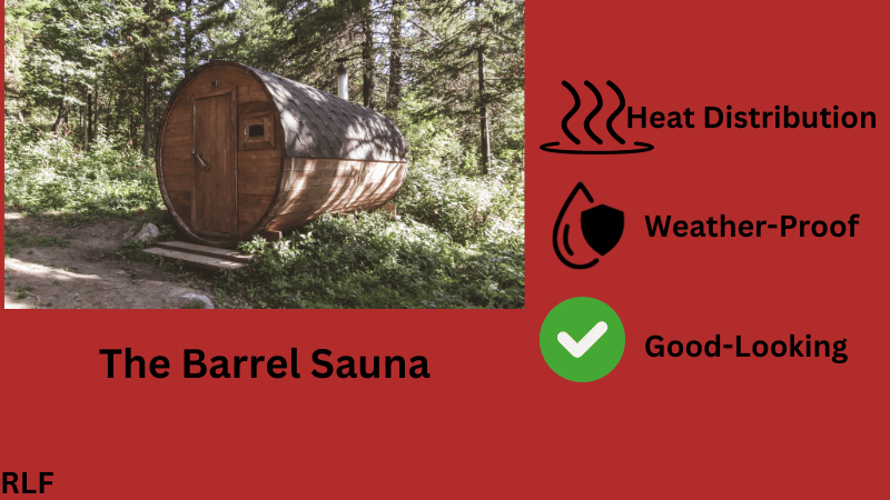 What it takes to have the best barrel sauna? List of things that a barrel sauna brings.