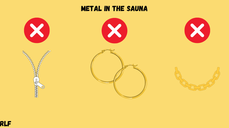 metal in the sauna